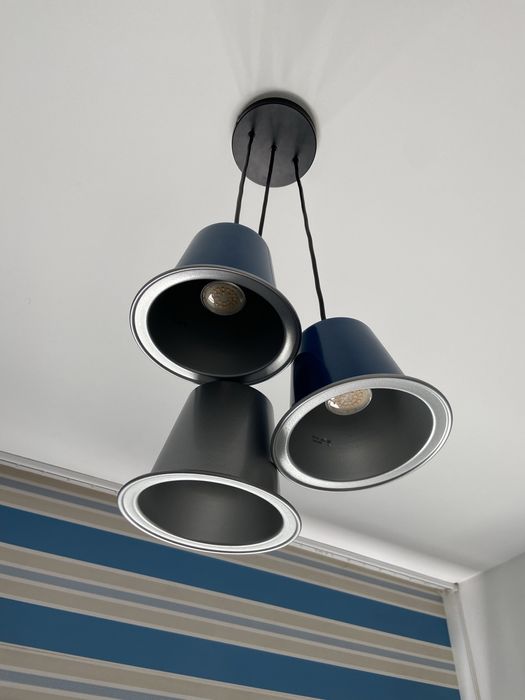 Candeeiro de Teto Exclusivo e Original Triplo - Design Único