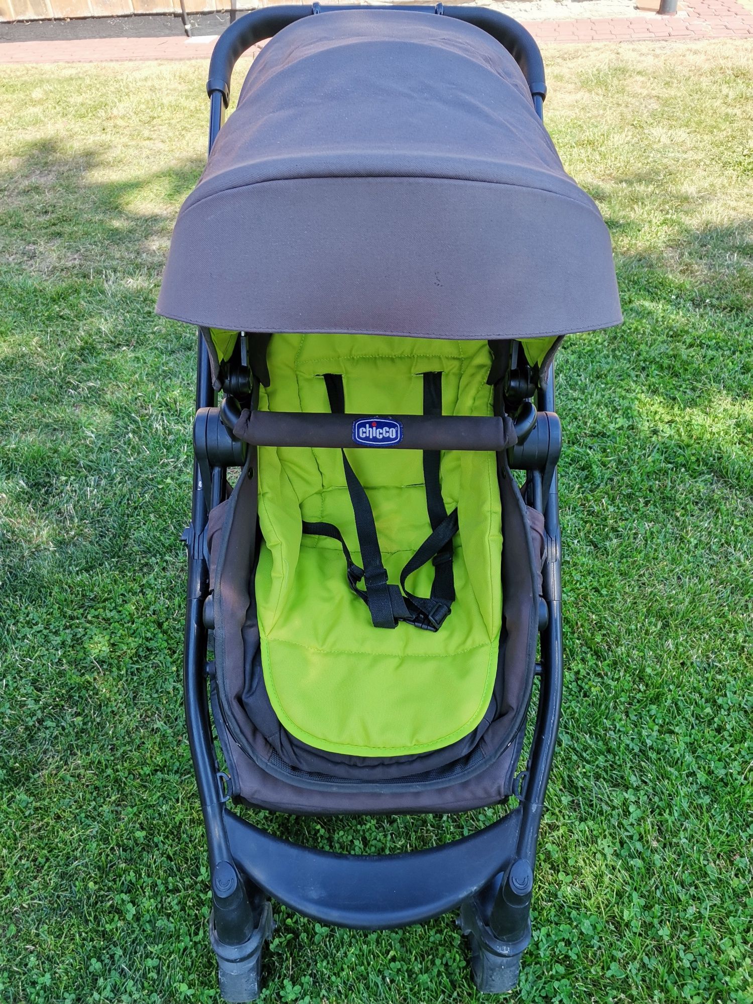 Wózek 2w1 Chicco Urban czarny zielony spacerowy i dla niemowlaka
