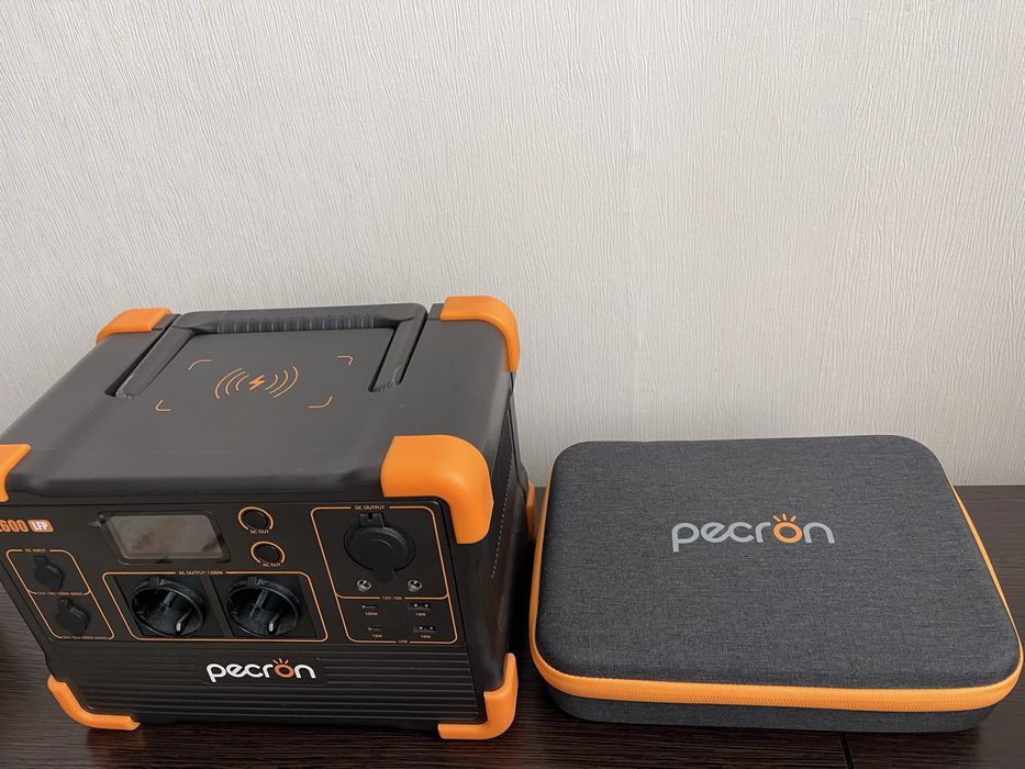 Портативна зарядна станція Pecron E600LFP -  614Wh, 1200W