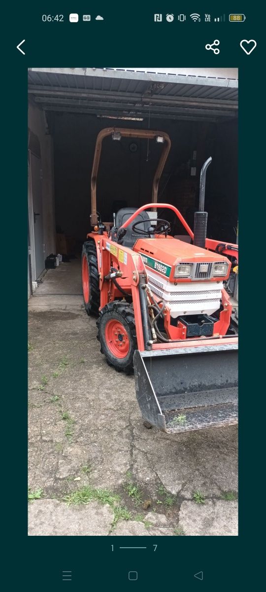 Kubota B19 mały,mini traktorek.