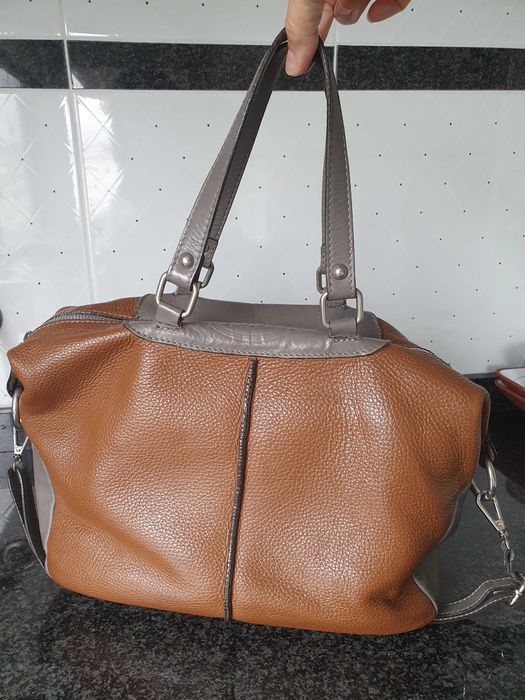 Bolsa em pele genuína