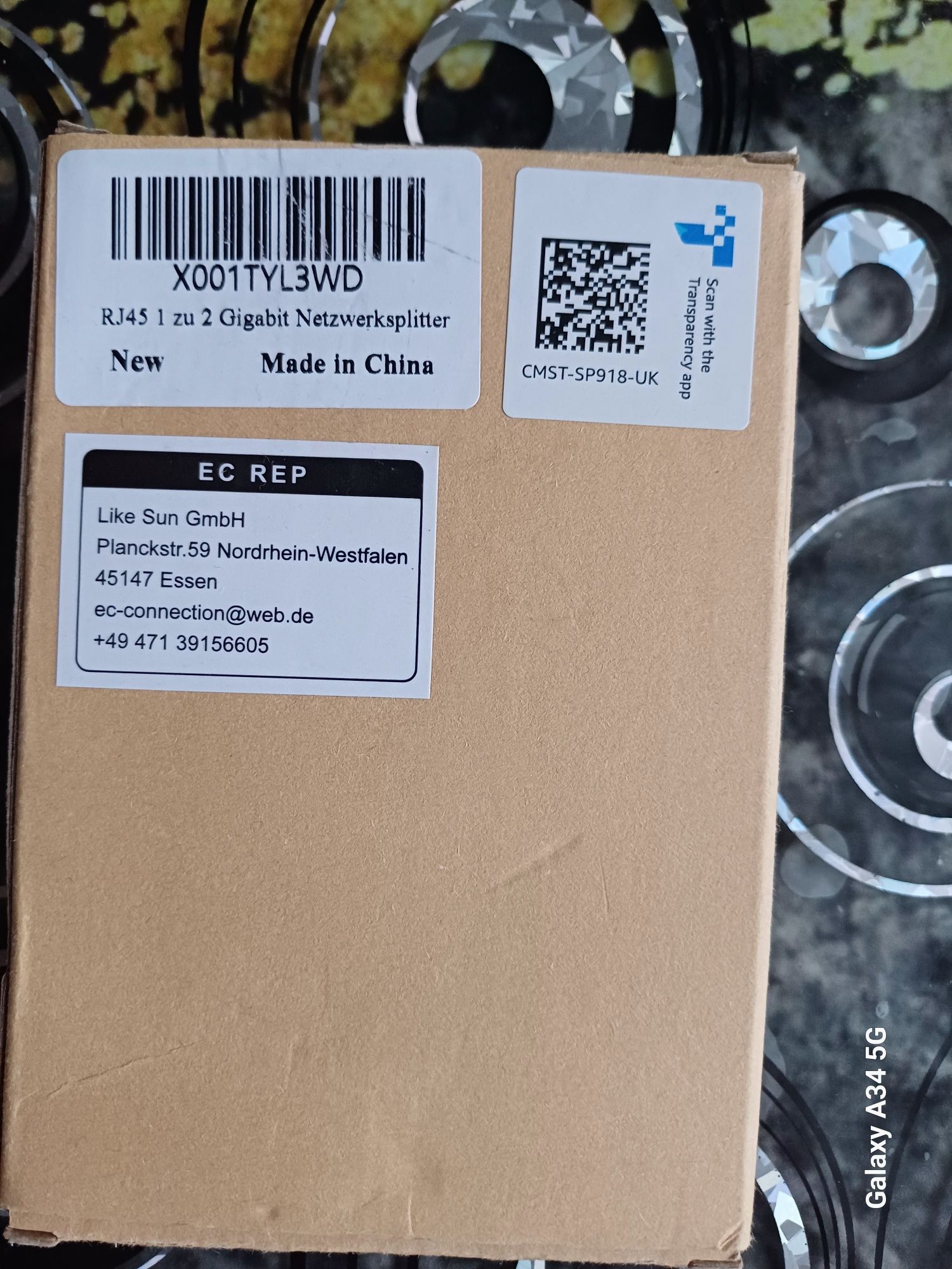 RJ45 1zu 2 Gigabit netzwerksplitter