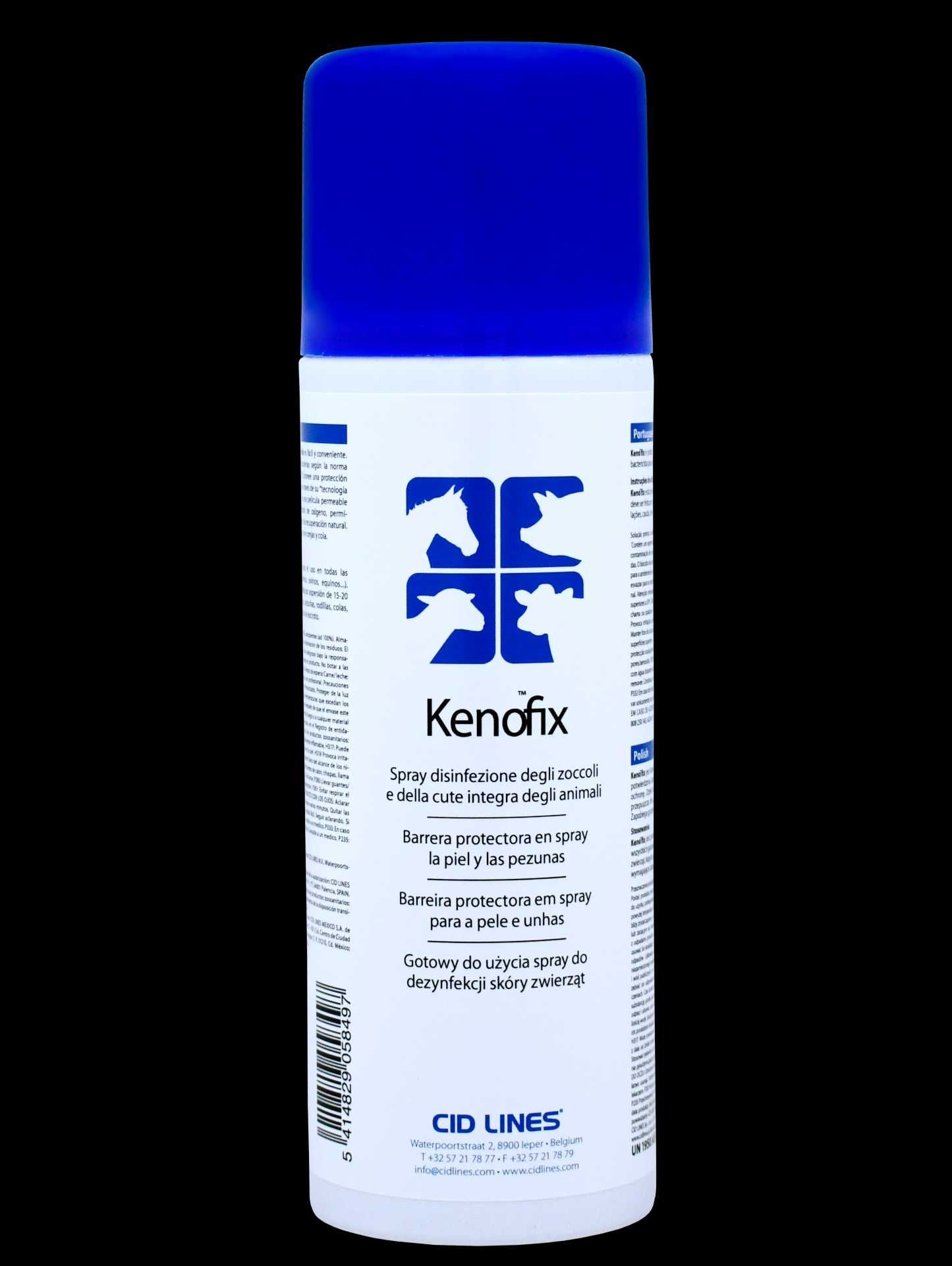 KENOFIX 300ml spray dezynfekcja skóry zwierząt, bydło konie świnie