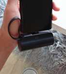Nowy Mini PowerBank USB C podstawka kieszonkowy do telefonu bateria