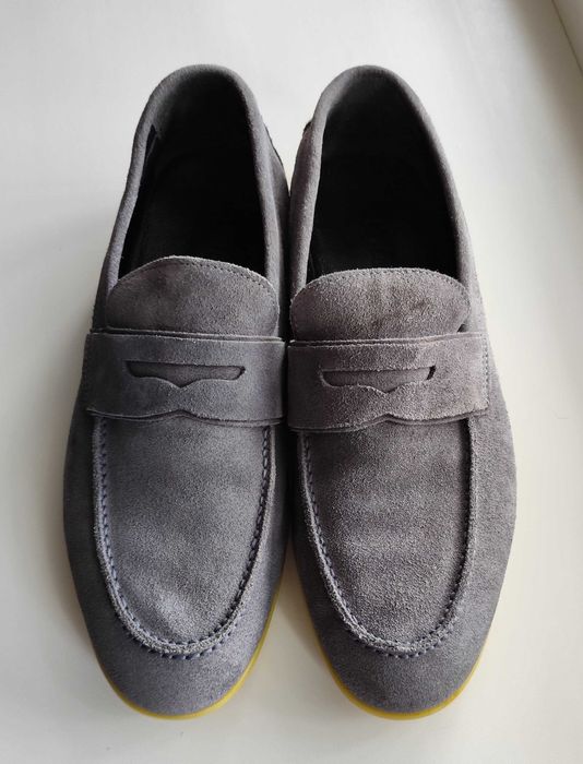 Чоловічі лофери carlo morenti замша 42 р.