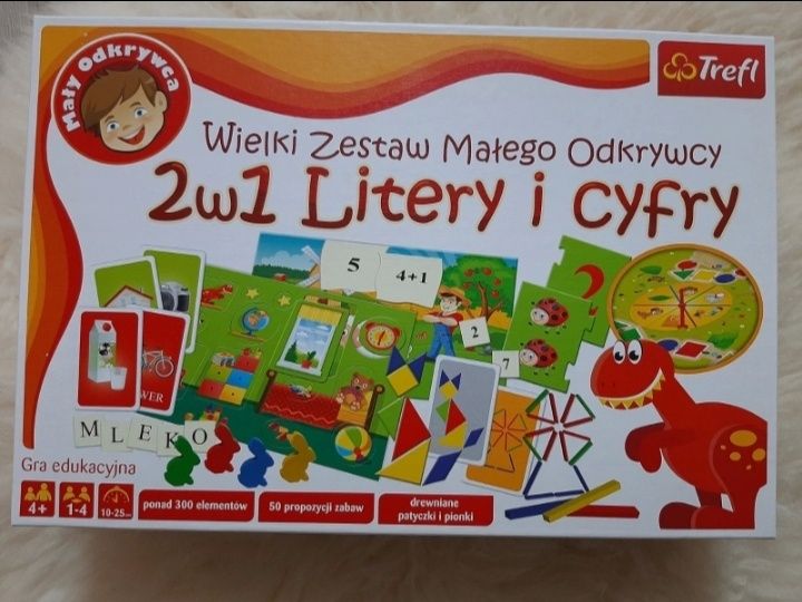 Trefl Wielki Zestaw Małego Odkrywcy 2w1 Litery i Cyfry