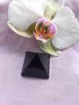 Pirâmide  Quartzo de Obsidiana natural, torre de energia de cura Reiki