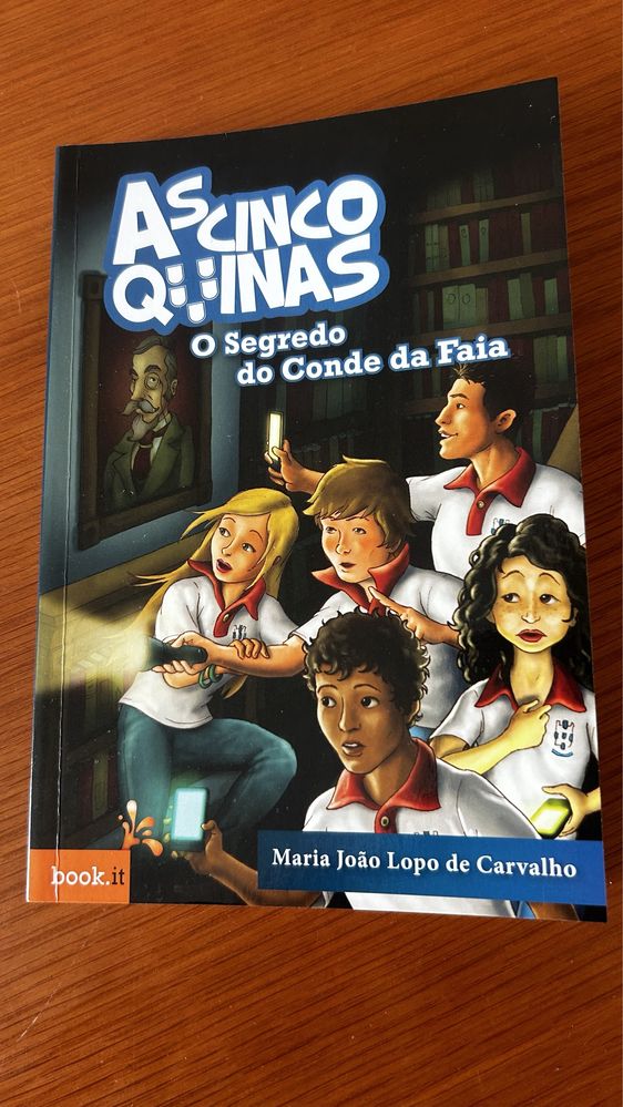 Livro “As cinco Quinas” o segredo do conde de Faia