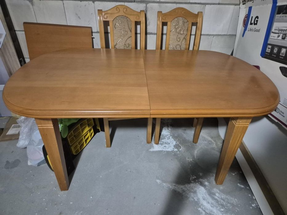 Stół rozkladany 215cm drewno