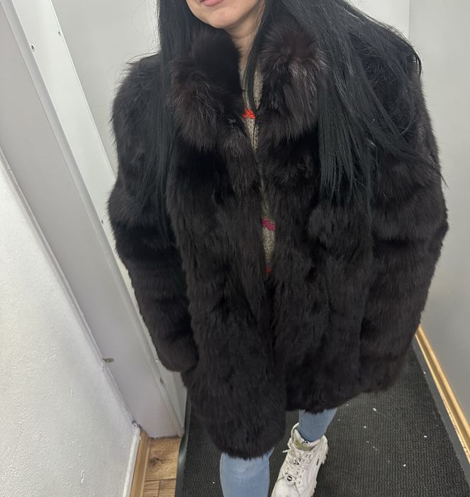 Futro lis ciemna czekolada