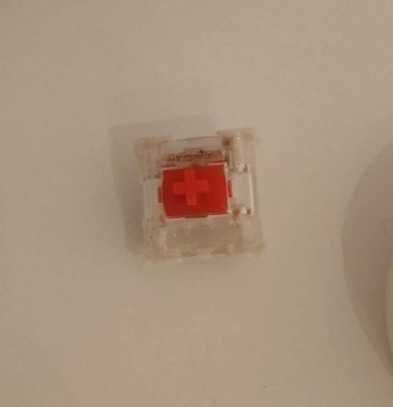 Switche mechaniczne 40szt gateron red jak Cherry MX klawiatura