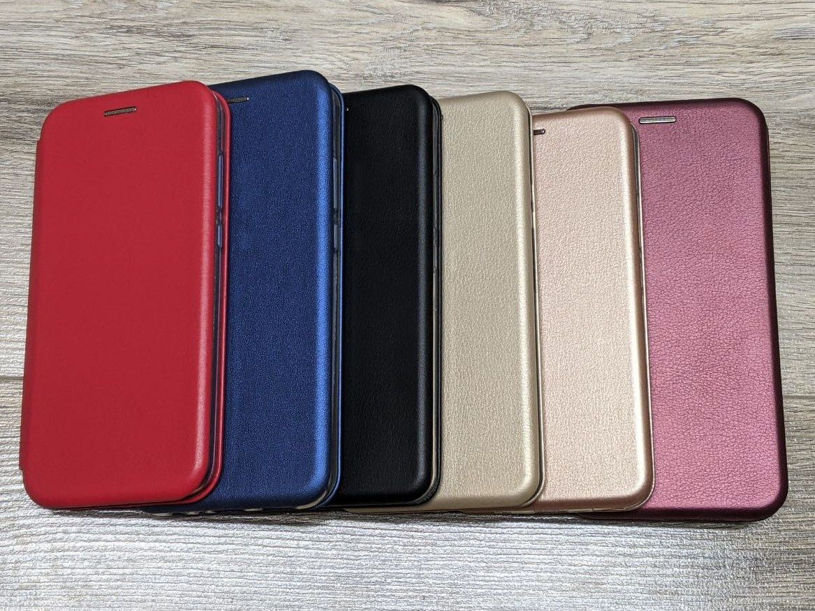 Чехол для Xiaomi Redmi  Note 5 6 8  Pro c магнитом чехол книжка кожа