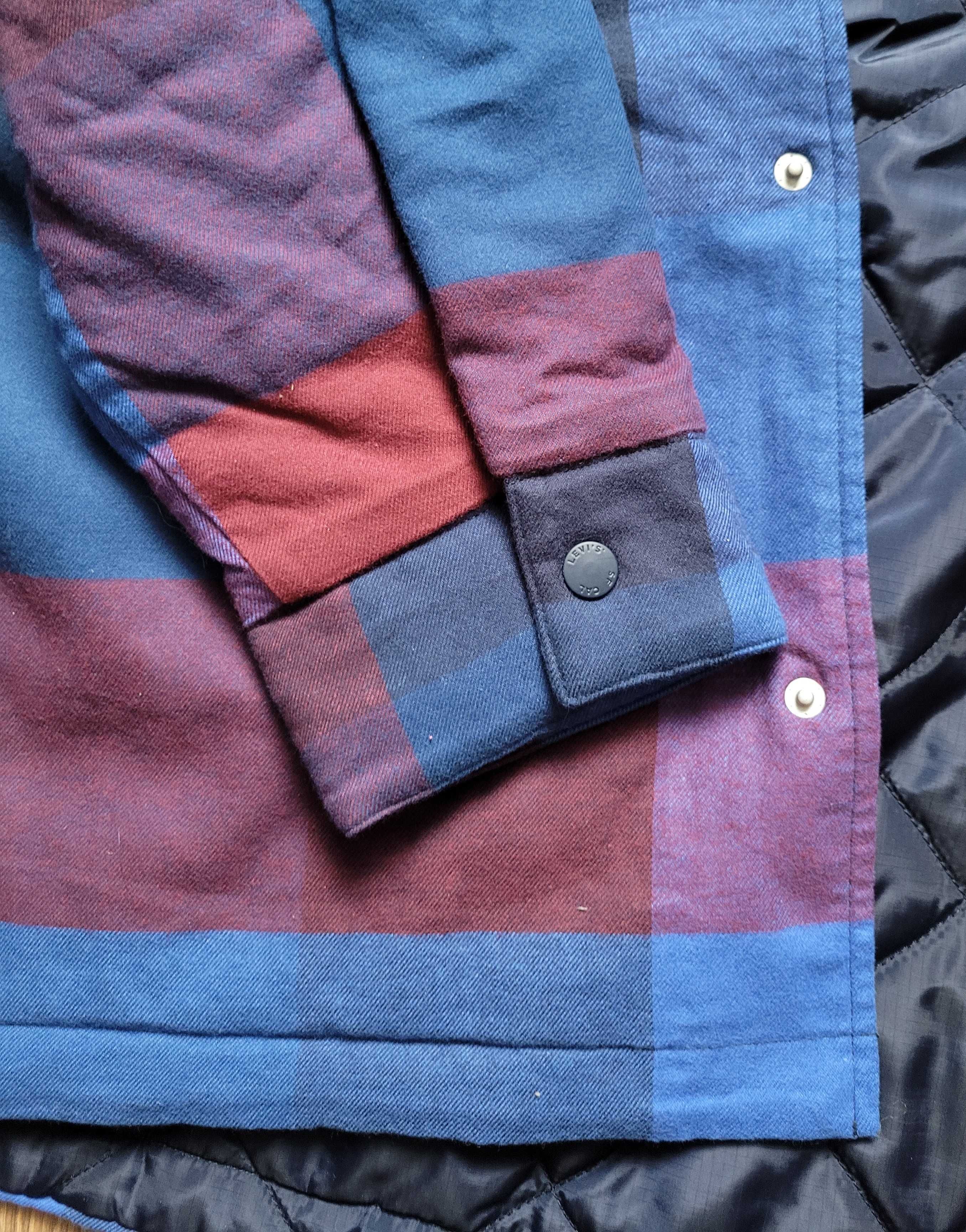 koszula wierzchnia Levi's Jack Worker z kapturem L kurtka w kratę NOWA
