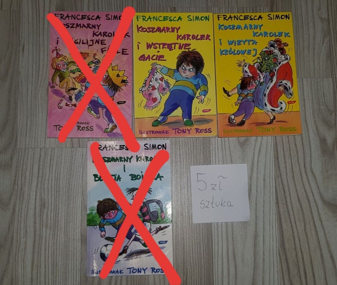 Książki dla dzieci młodzieżowe Koszmarny Karolek - Francesca Simon