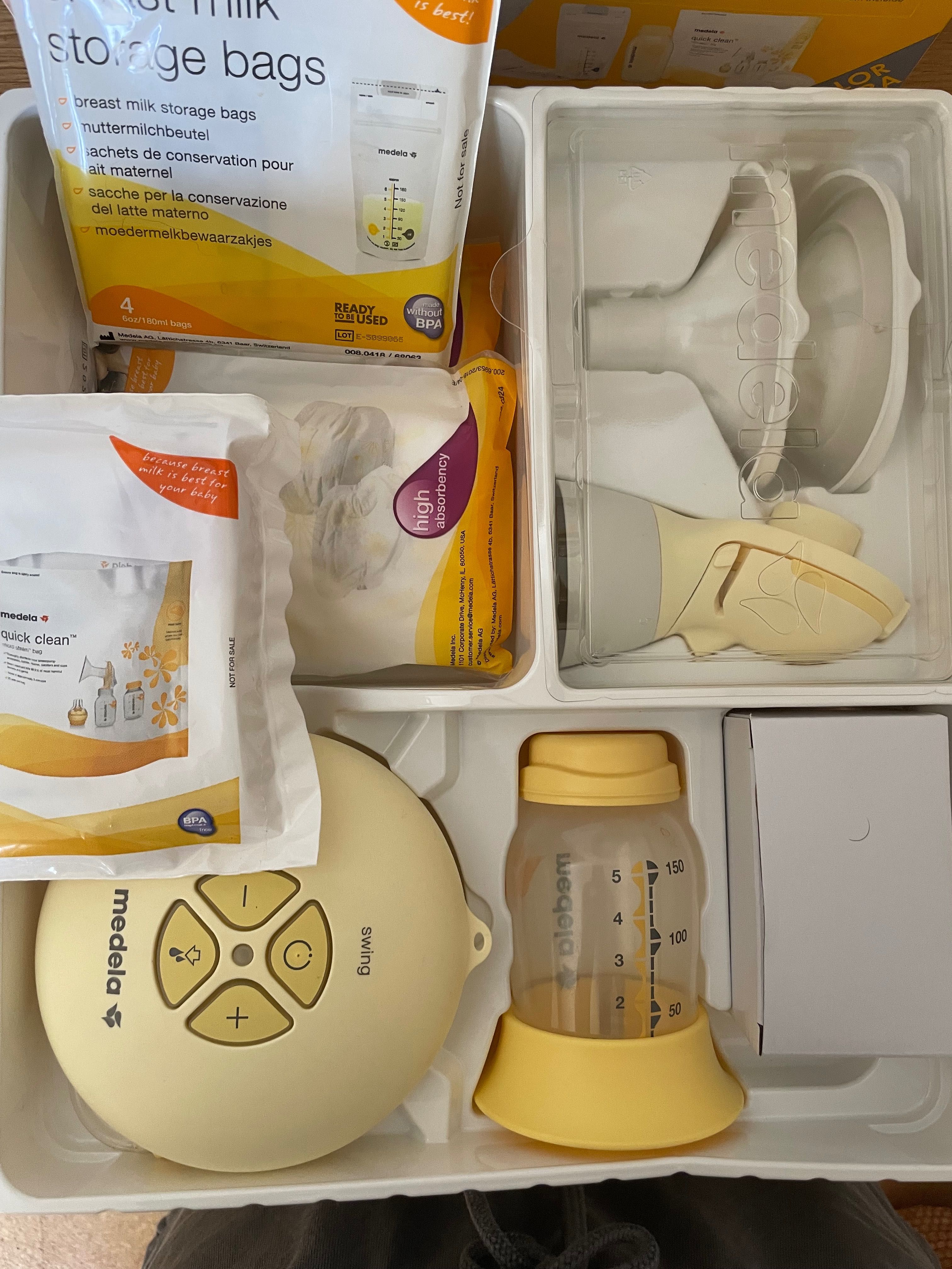 Bomba medela swing flex + extras