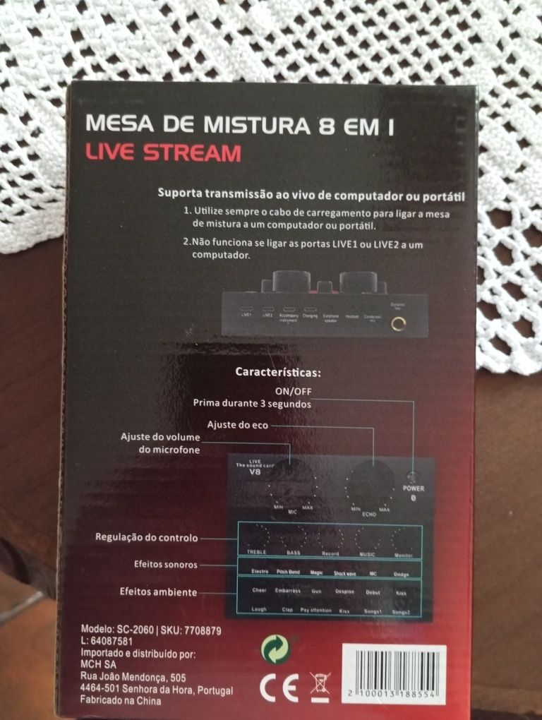 Mesa mistura nova na cx