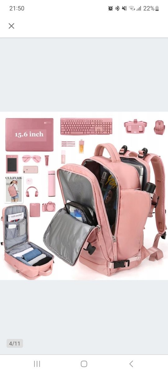 Nowa cena Plecak podróżny na laptopa i bagaże