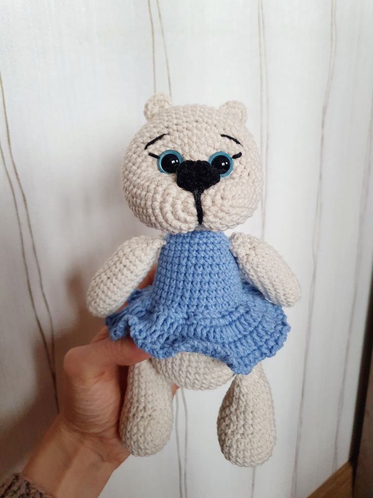 Miś ręcznie robiony na szydełku handmade