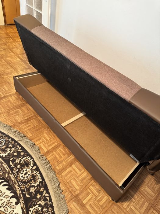 Wersalka sofa rozkladana brązowa BRW