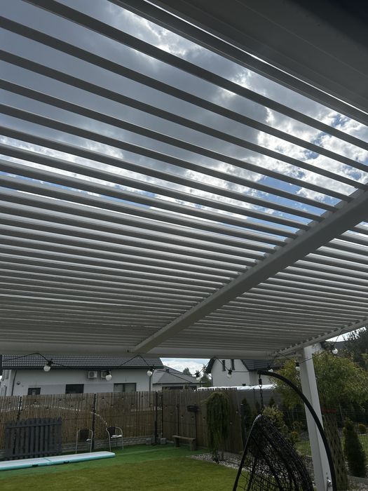 Pergola - zadaszenie tarasu żaluzjowe