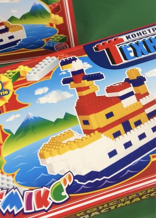 Конструктор Мікс- техніка на 300 елементів | Набір типу лего | Іграшки