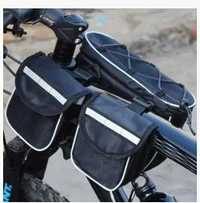 Велосипедна сумка "штани" на раму або на кермо, велосумка