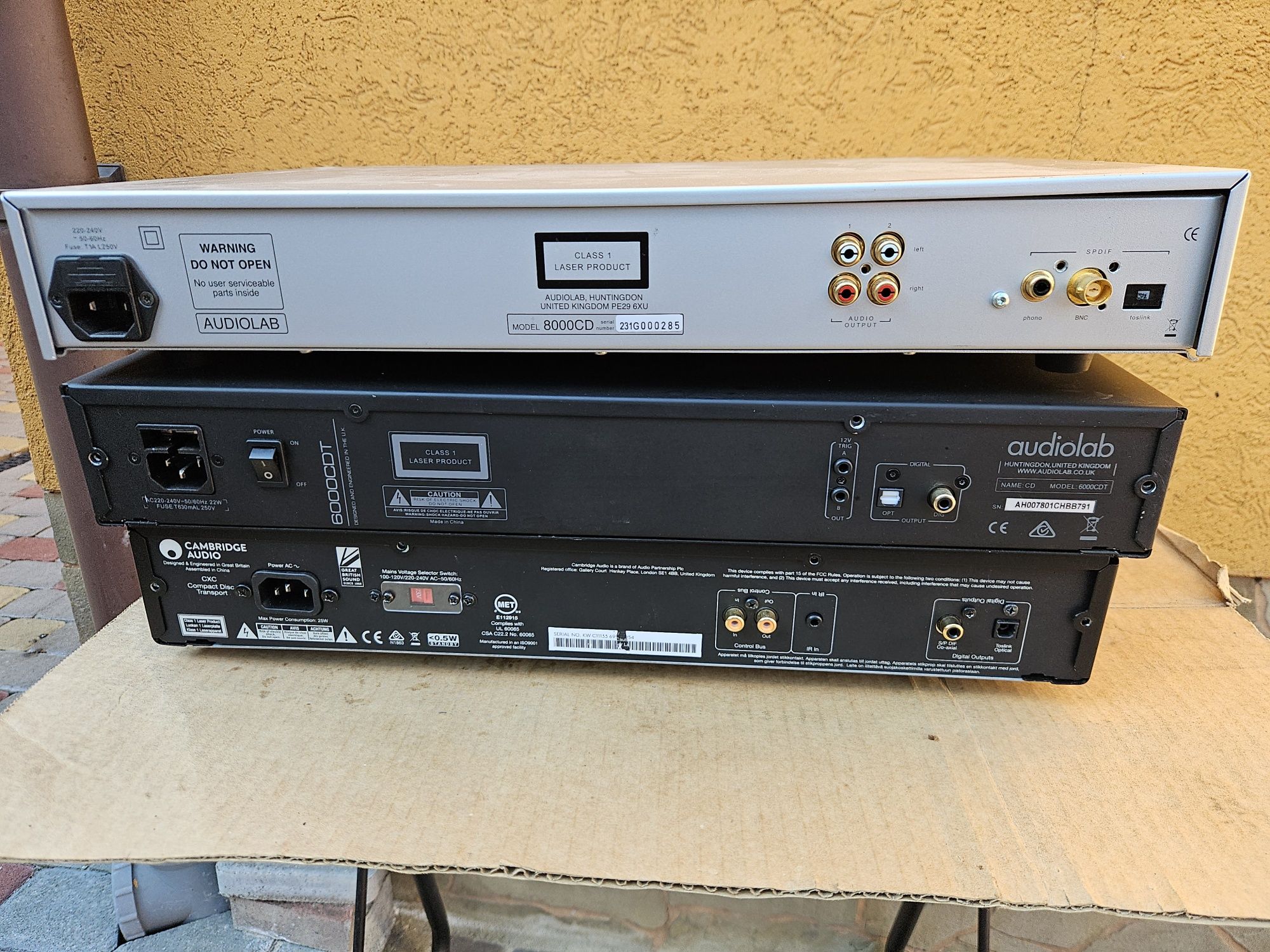 Audiolab 8000cd, 6000cdt, Cambridge audio CXC CD програвачі не робочі!