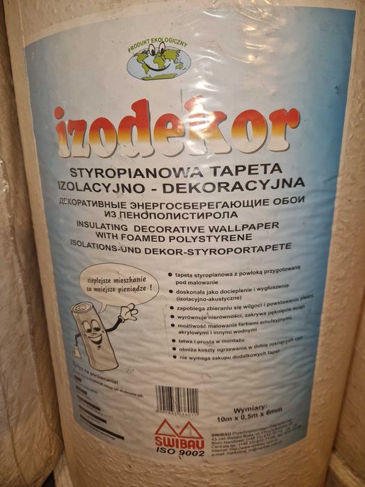 Akustyczna tapeta styropianowa izolacyjna dekoracyjna 5m2 za 15zł