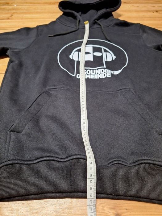 Bawełniana bluza muzyczna kangurek z kapturem rozmiar M