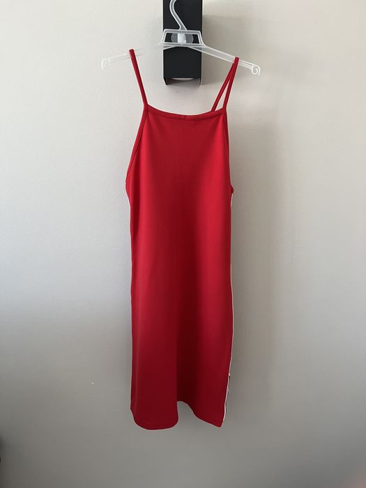 Bershka czerwona sukienka Mini obcisła Na Ramiączkach r. S