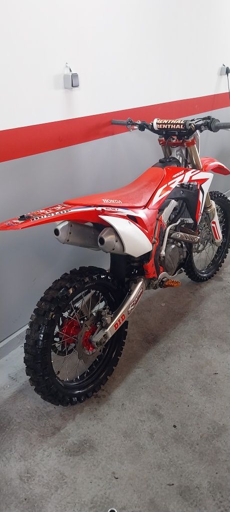 Honda crf450r 2017 com kick e start eléctrico