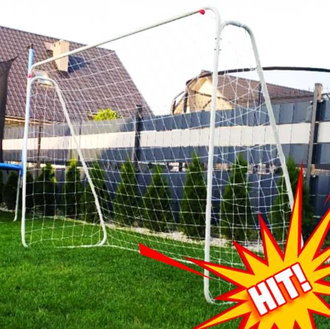 *NOWA* BRAMKA DO PIŁKI NOŻNEJ - bramka piłkarska z siatką 215x150cm