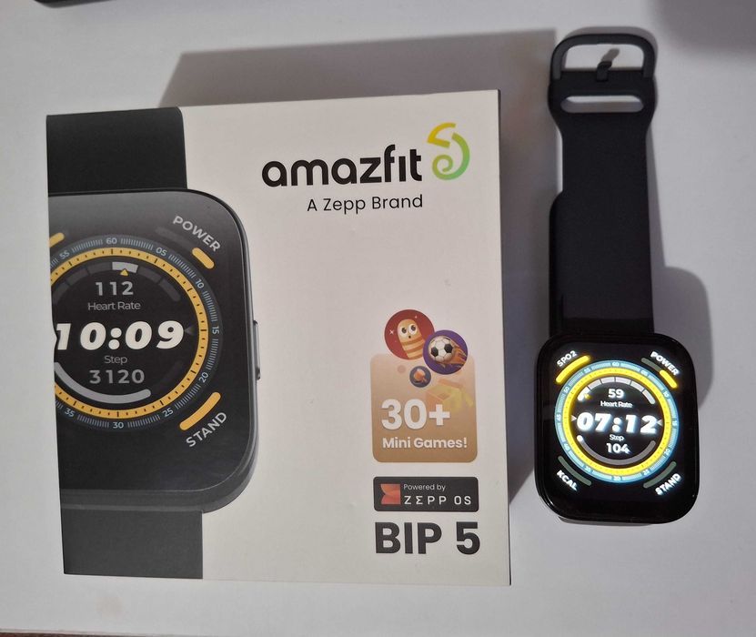 Amazfit Active 2+Amazfit BIP 6+Amazfit BIP 5 como novos.