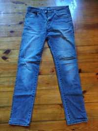 Trussardi Jeans niebieskie slim fit