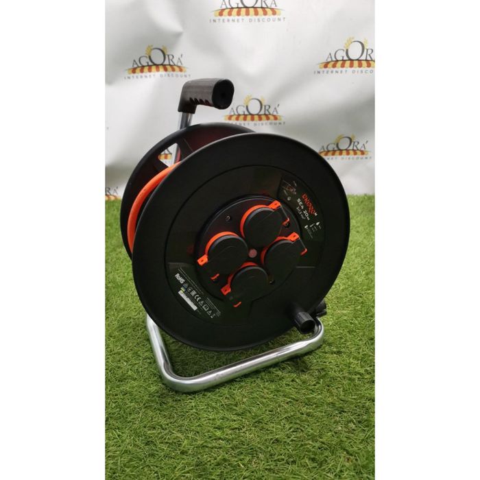 Подовжувач на котушці DNIPRO-M SE4 3х1,5мм, 20м (Уцінка)