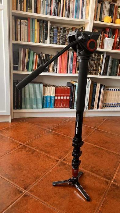 Monopé Vídeo Manfrotto MVM500A + Cabeça Fluida 500