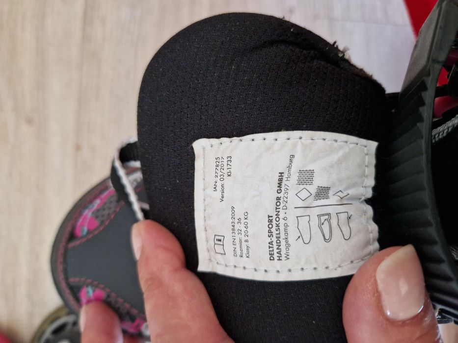 Rolki regulowane r.32-36