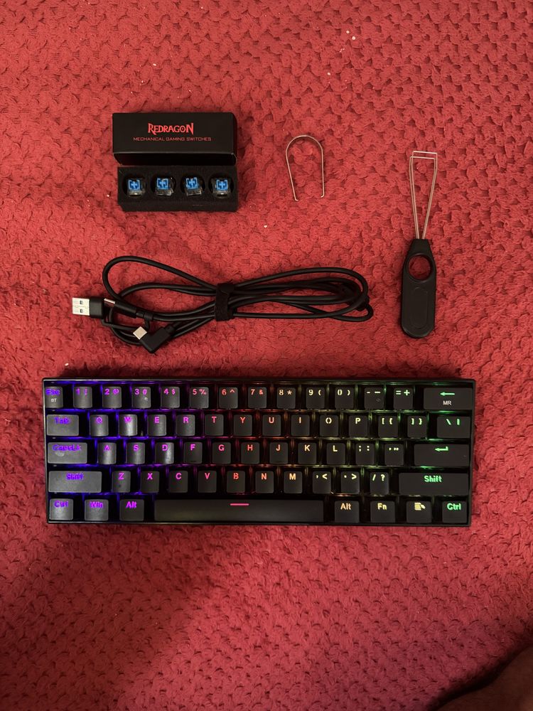 Teclado Gamer RedDragon +Mouse Gamer RedDragon