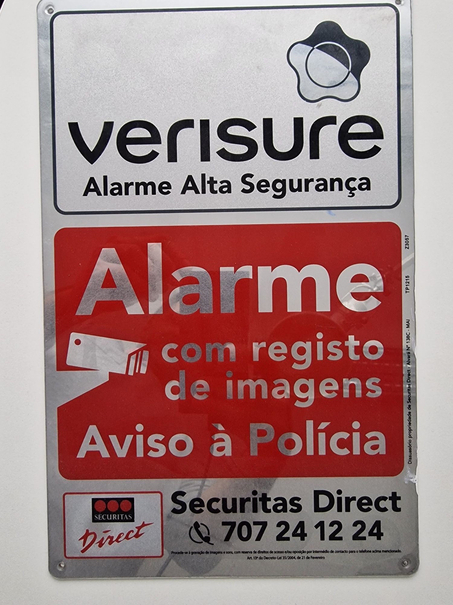 Partes de alarme securitas