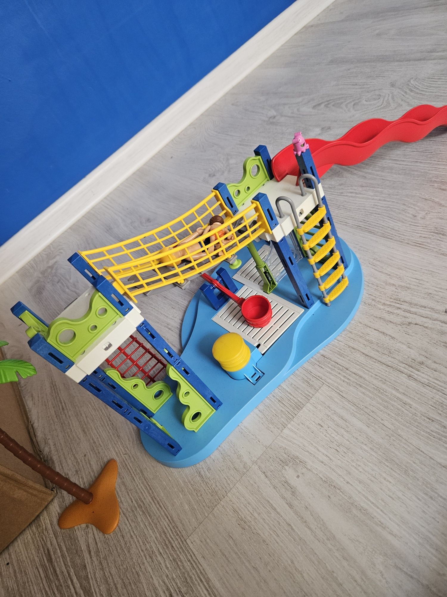 Ogromy zestaw Playmobil całość dom przedszkole szpital