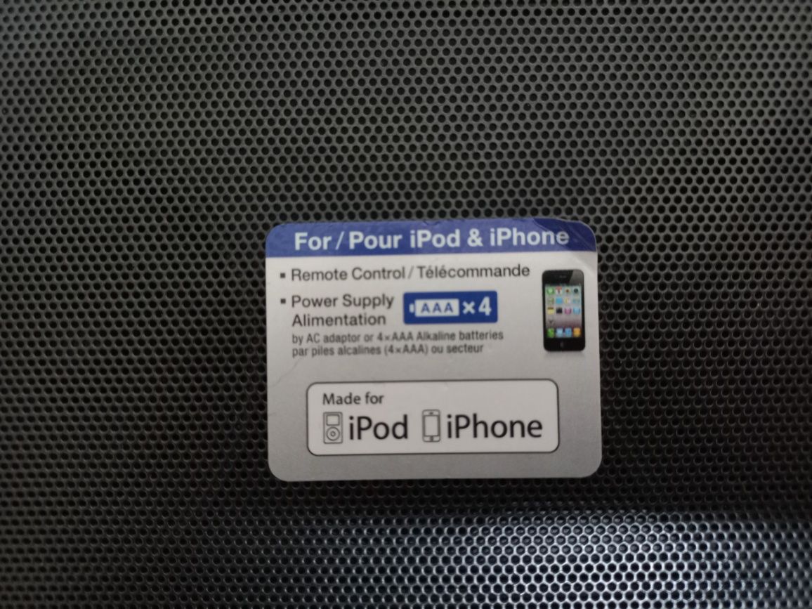 Sony RDP-M5iP sistema de áudio para iPhone ou iPod