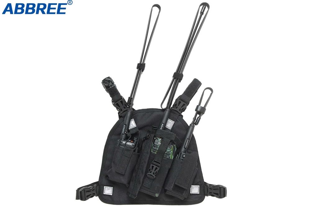 Colete tático para 3 rádios