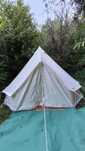 Tenda Glamping impermeável de 4m em óptimo estado