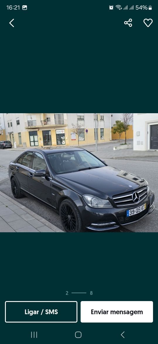 Mercedes c220 cdi Avantgarde ano 2012