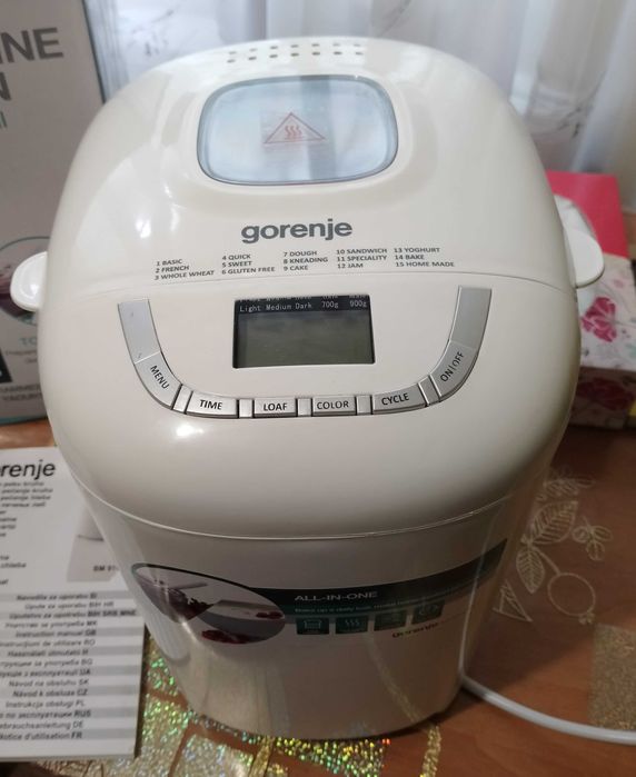 Хлебопечка Gorenje нова