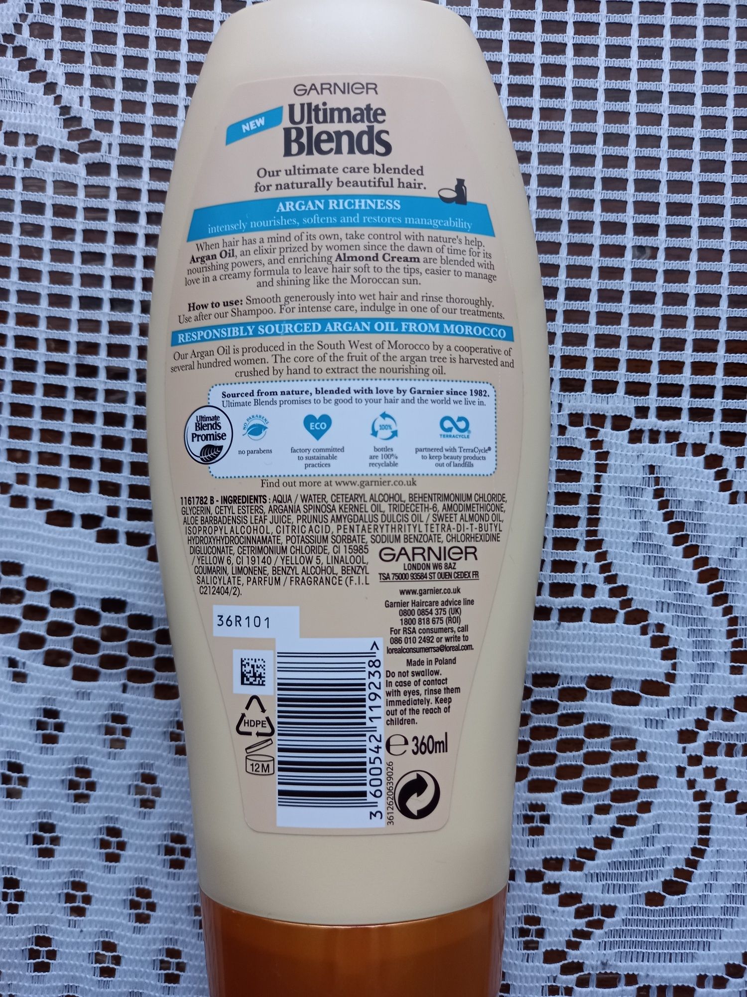 0dżywka do włosów Garnier Ultimate Blends 360 ml