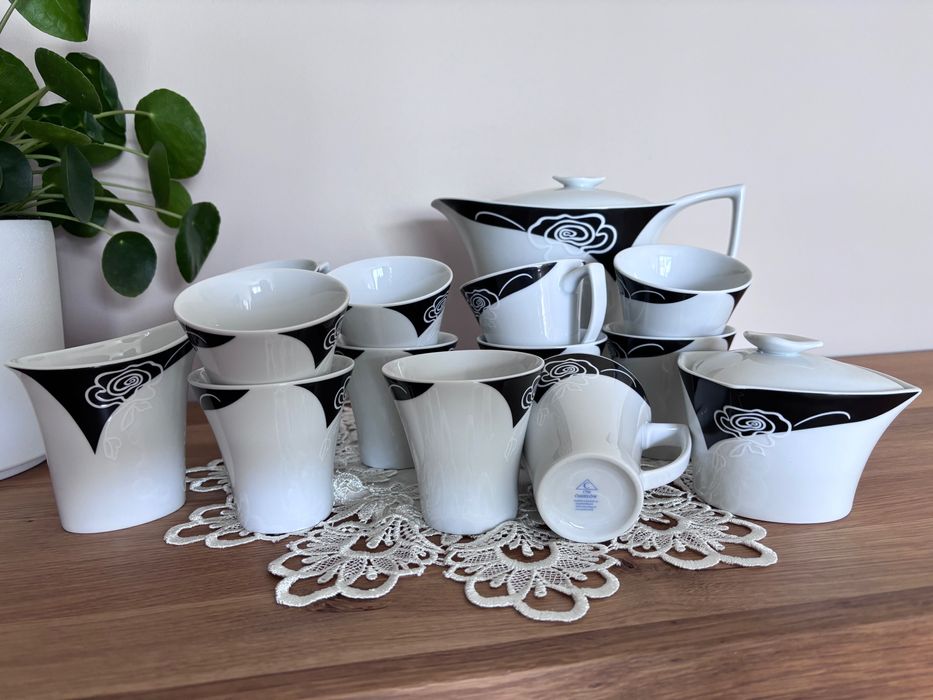 Porcelana Ćmielów - zestaw kawowy