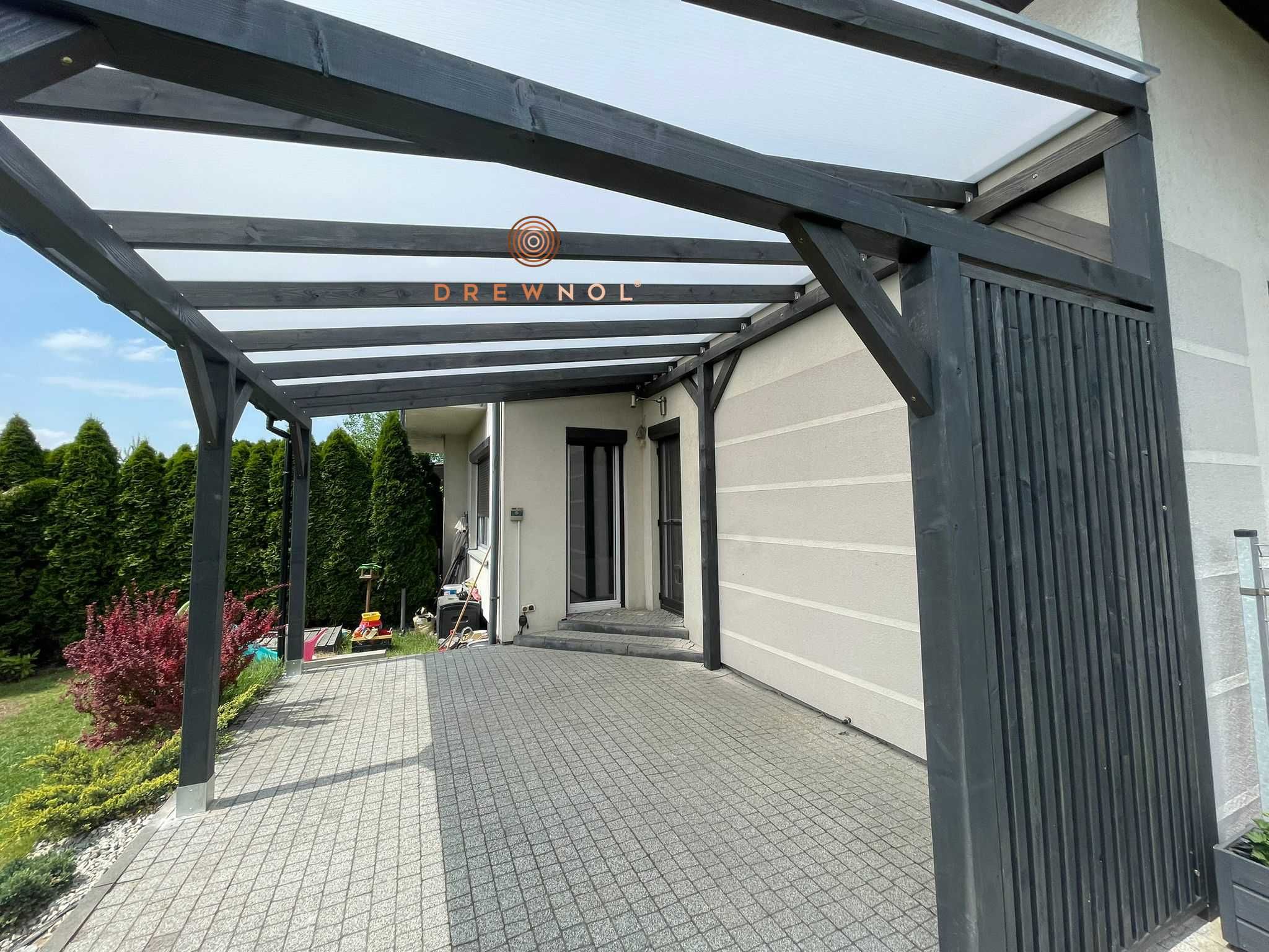 Zadaszenie tarasu, wiata, pergola, altanka, carport, tarasola DREWNOL,