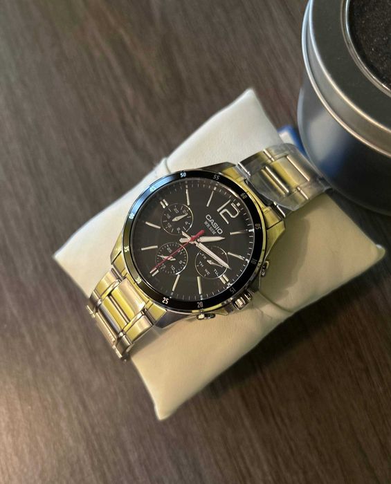 Годинник Casio MTP-1374D-1A оригінальний, новий, повний комплект