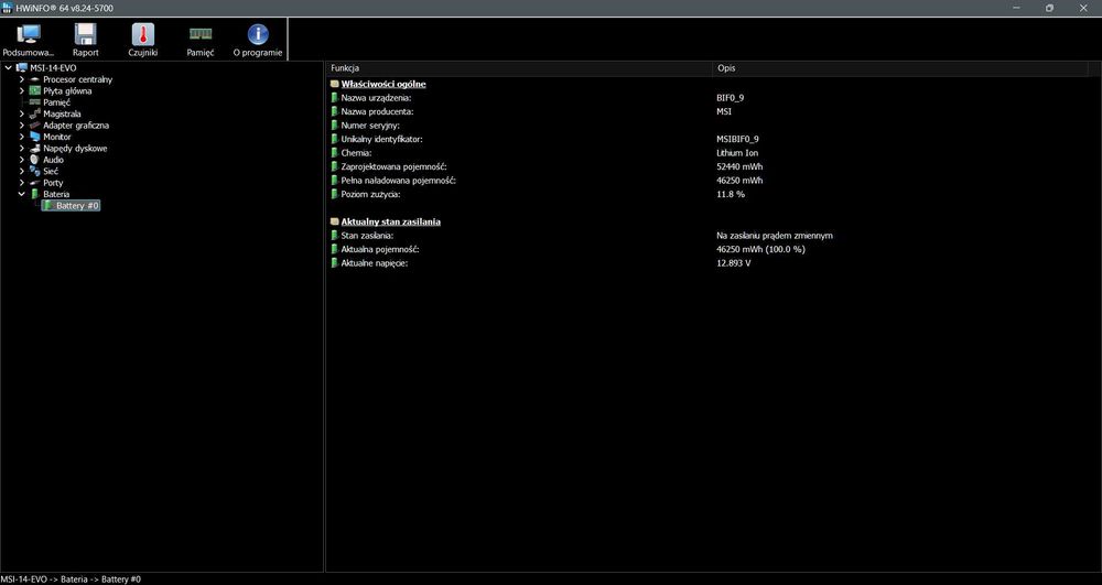 Laptop MSI Prestige 14 Evo A11M